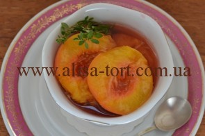Персики с тимьяном
