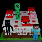 Торт Minecraft
